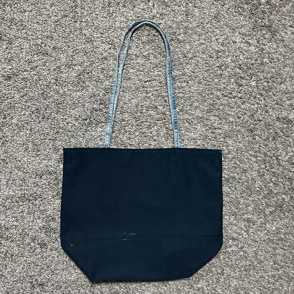 Handmade Upcycled Vintage Fabric Tote Bag Patchwork Denim Carry All Shoulder Bag - Picture 2 of 9